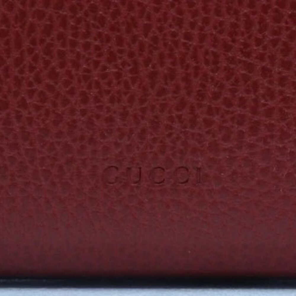 GUCCI Dionysus Mini Red Clutch 401231 496334 w/ Silver Chain Strap - Picture 10 of 15